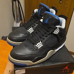 Jordan Black and Blue Sneakers